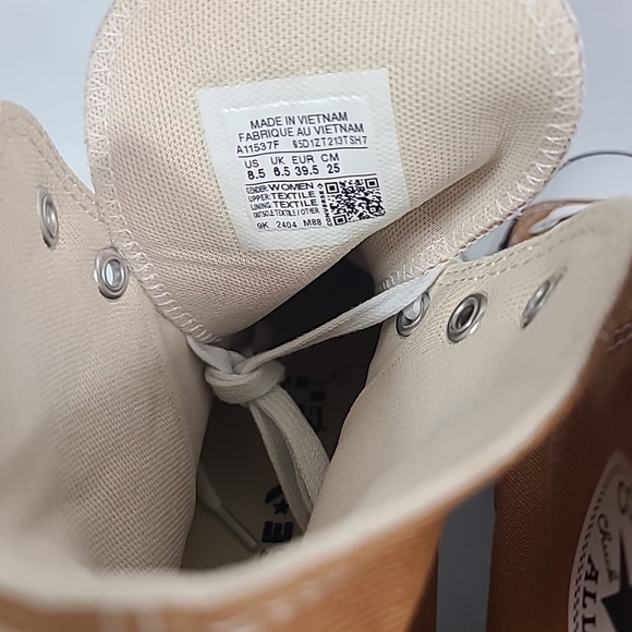 NEW Converse All Star Hi Top Women's Gingersnap Athletic Sneaker Sz 8.5 NIB - Picture 5 of 8